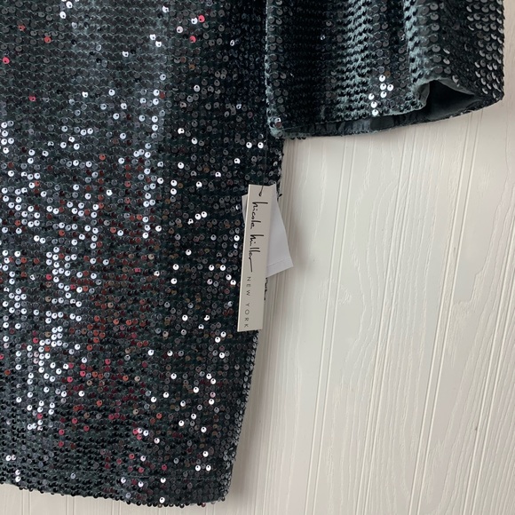 NWT Nicole Miller dress Silver - Picture 4 of 7